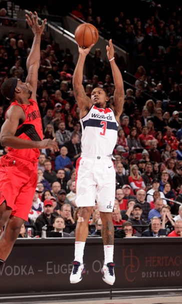 Beal has career-high 51, Wizards down Trail Blazers 106-92 (Dec 05, 2017)